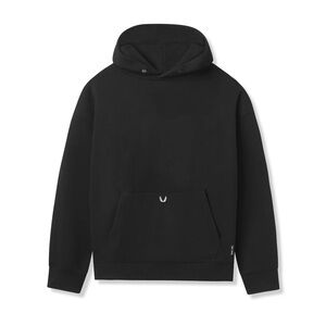 ASRV Black Tech Terry Hoodie Sweatshirt Training Medium